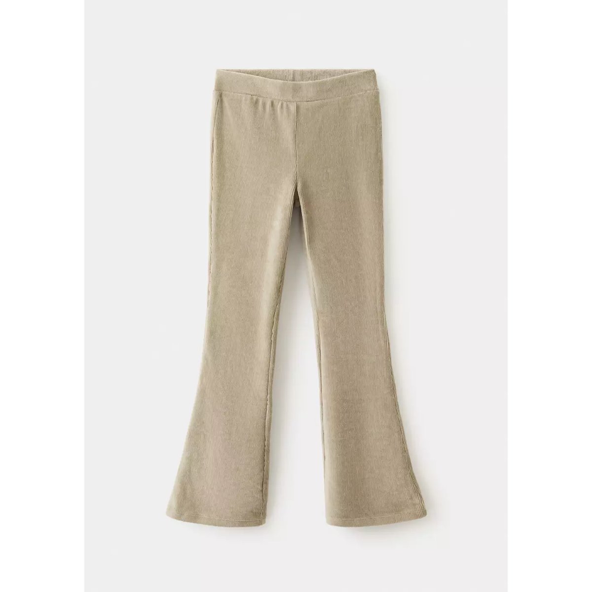 Legging flare en velours côtelé marron moyen, MANGO KIDS
