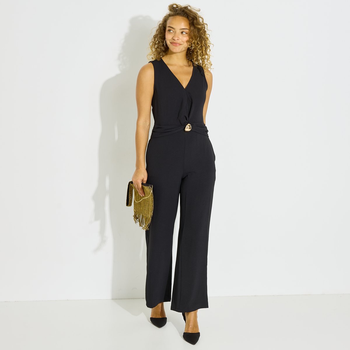 Combinaison pantalon habillée noir, GRAIN DE MALICE