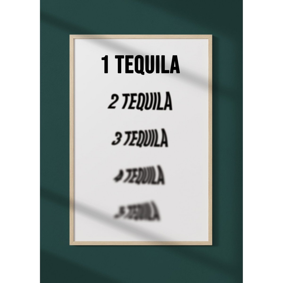 Affiche Tequila blanc, L'AFFICHERIE