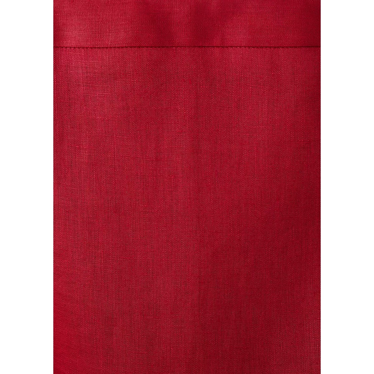 Jupe midi lin rouge, MANGO