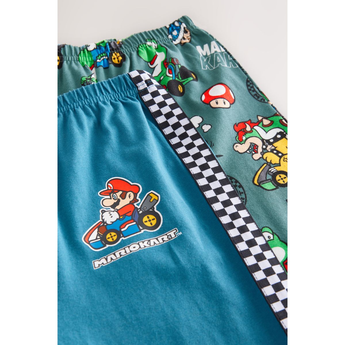 Pyjama style jogging mario, lot de 2 mario kart vert/bleu, NEXT