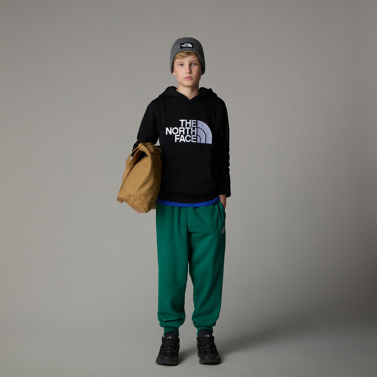 Felpa con cappuccio nero , THE NORTH FACE