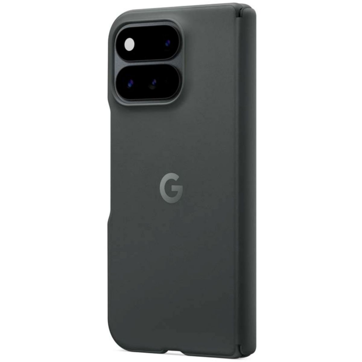 Coque Pixel 11 Pro Fold Noir Volcanique couleur unique, GOOGLE