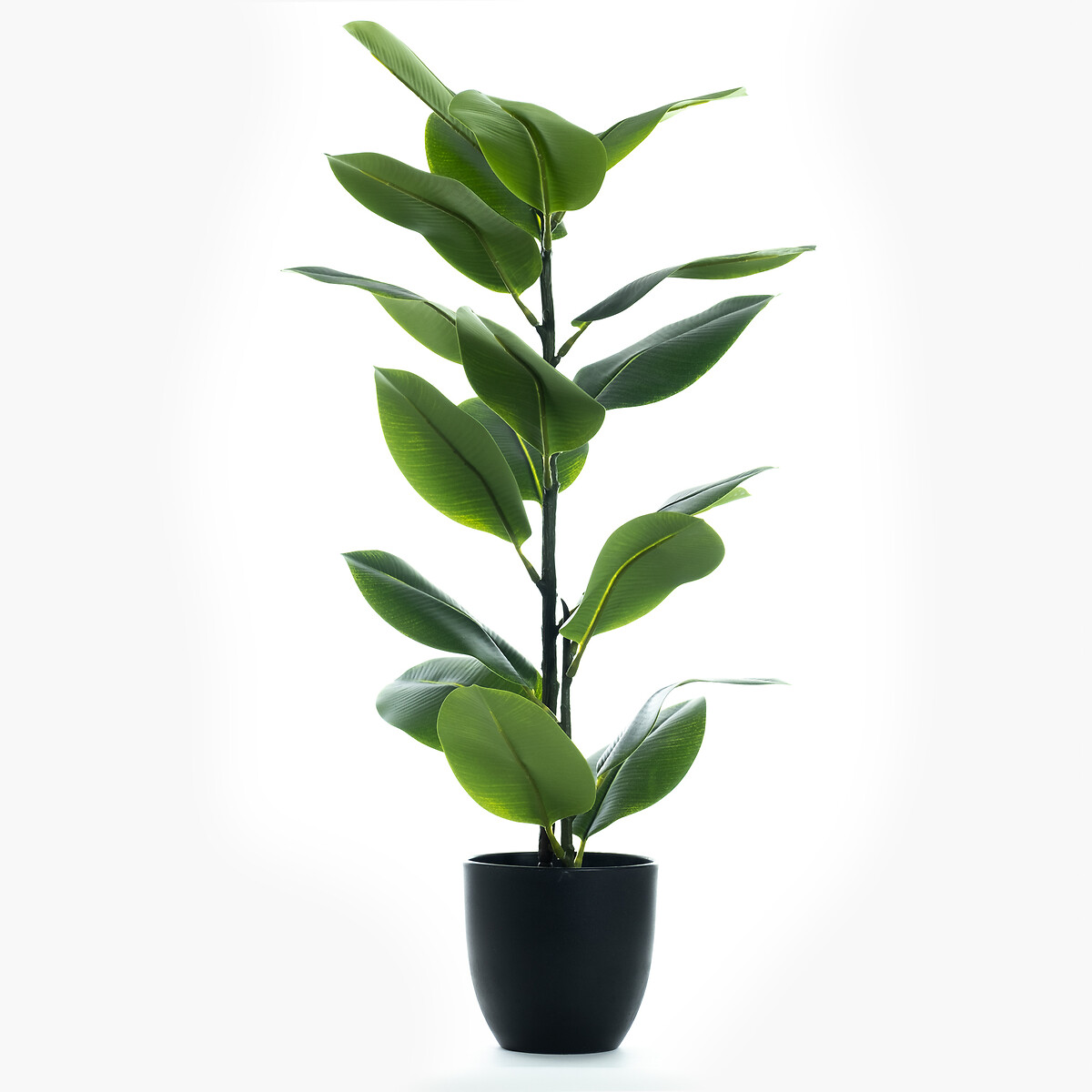 85cm Artificial Real Touch Rubber Tree green, SO'HOME