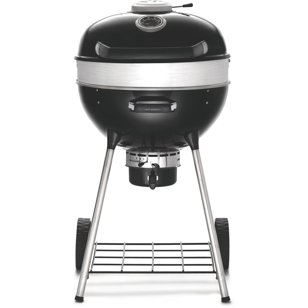 Barbecue charbon Kettle PRO noir sur pieds 57cm noir, NAPOLEON