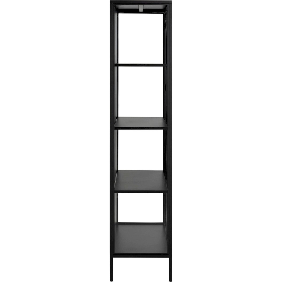 Vitrine 2 portes métal collection RONDAN noir, RECOLLECTION