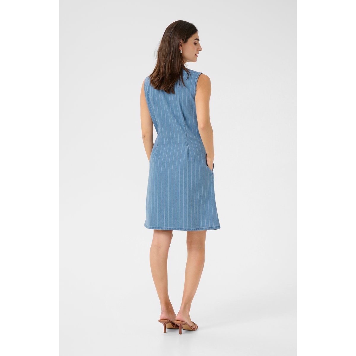 Denim dress bleu denim light blue denim, CULTURE