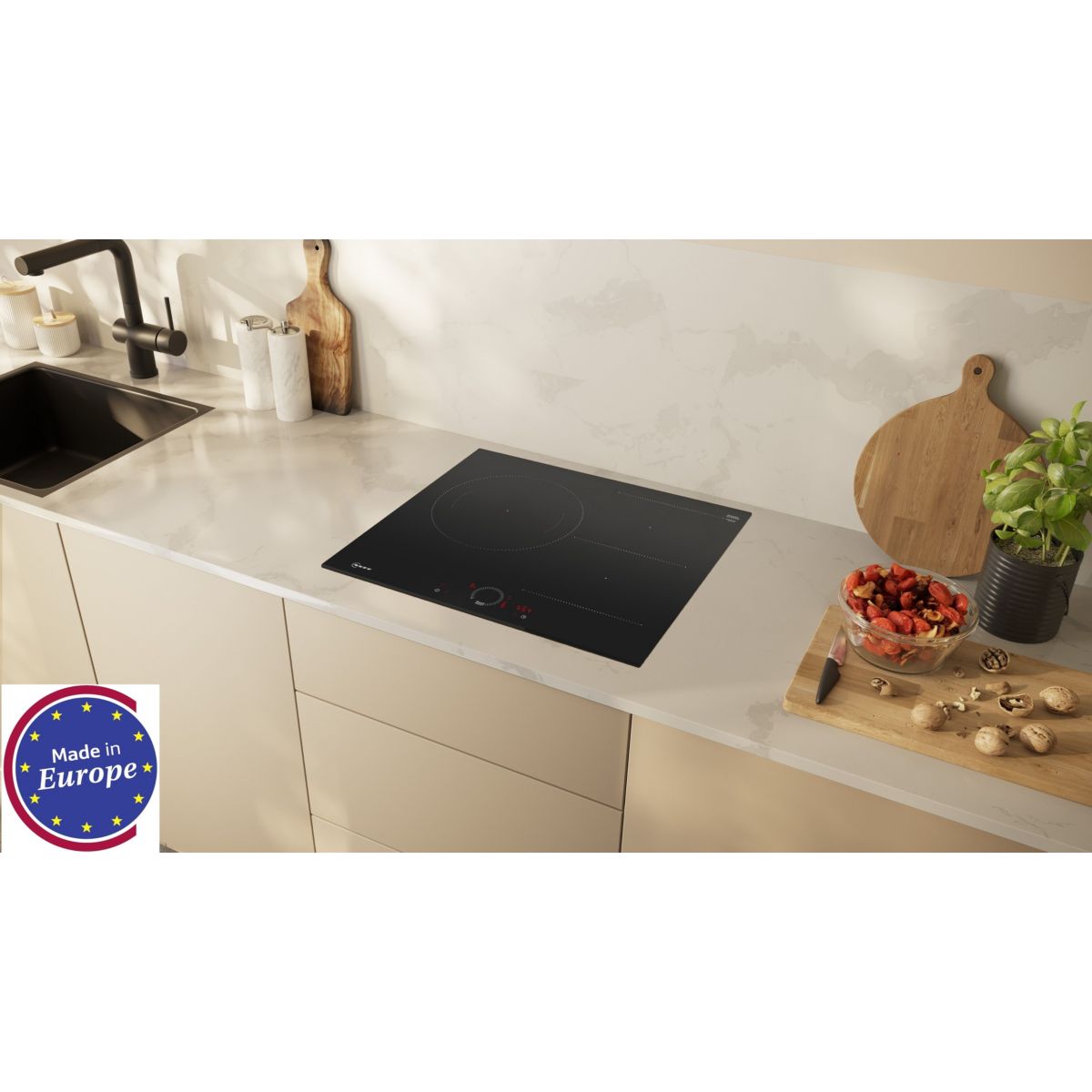 Plaque induction T56FHL1L0 N70 Combi Induction couleur unique, NEFF