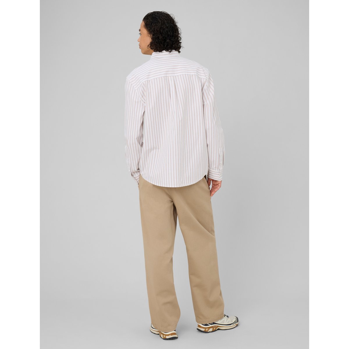 Chemise oxford rayée camel, BZB