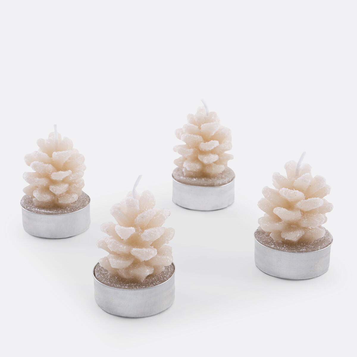 Lote de 4 velas, Caspar bege, LA REDOUTE INTERIEURS