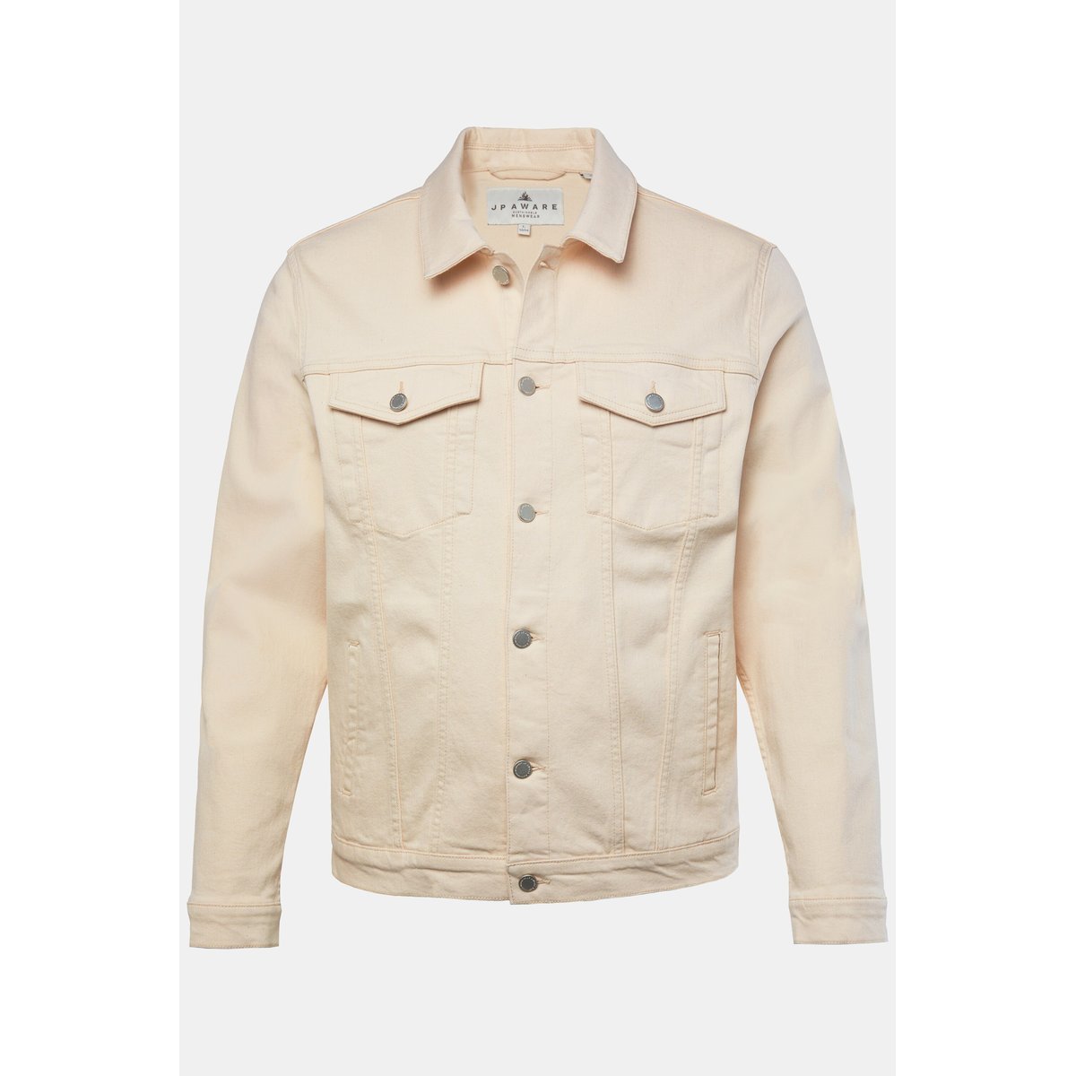Veste en jean trucker beige clair, JP1880