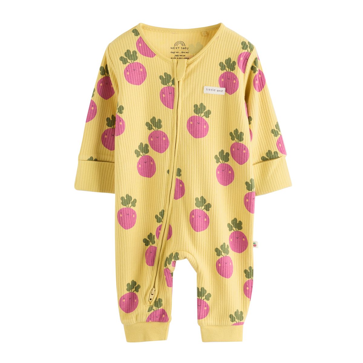 Dors-bien à zip double sens bébé, lot de 3 fruits brillants, NEXT