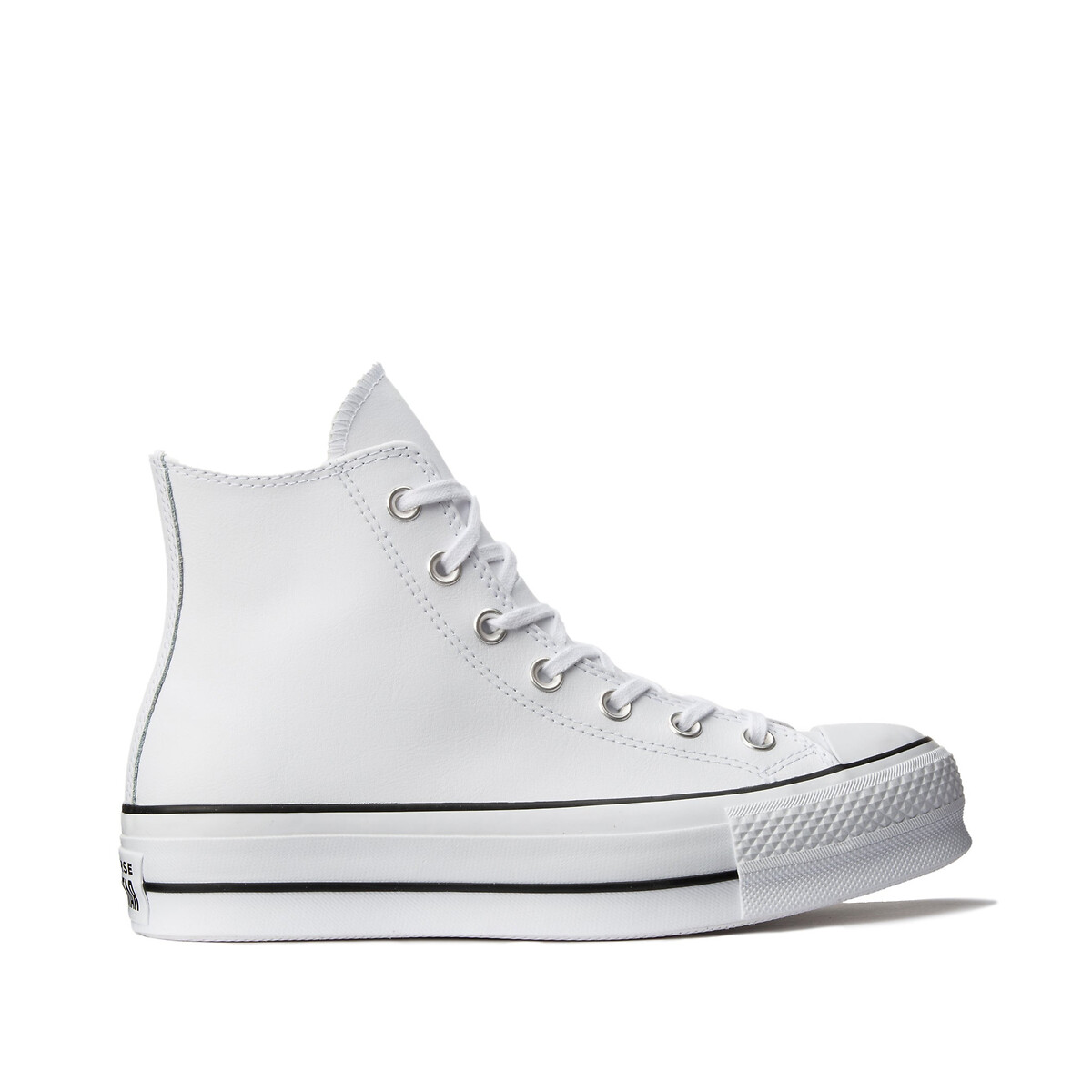 Chuck Taylor All Star Lift Leather blanco, CONVERSE