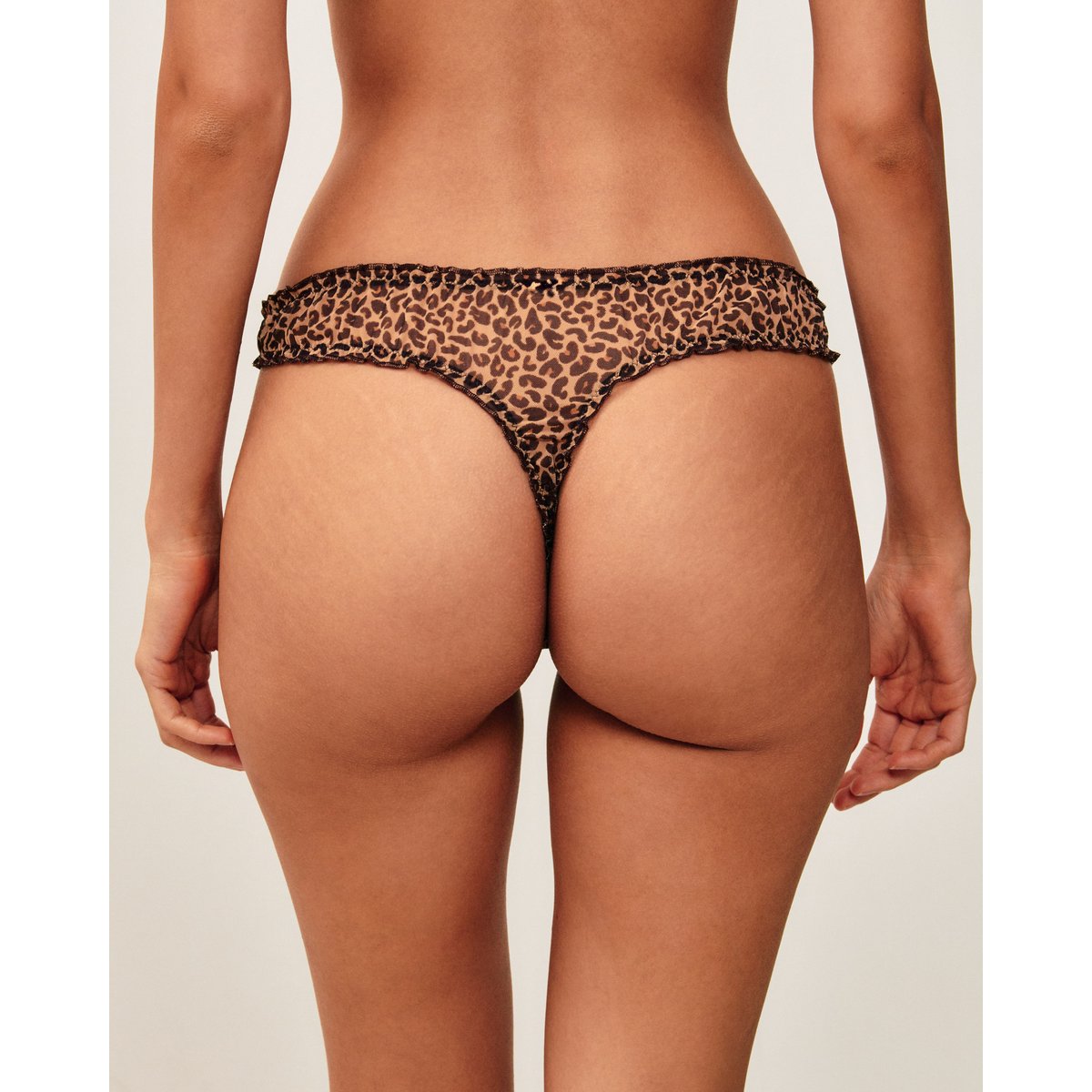 String en mesh léopard POUPYLIZ marron, UNDIZ