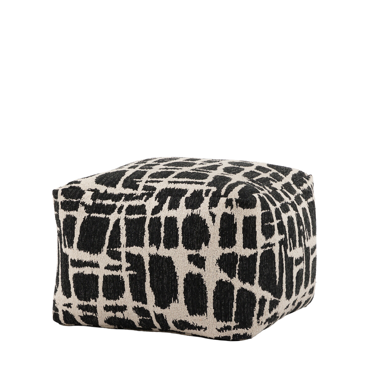 Elena Jacquard Pouffe 55x55cm slate, ÉDITÉ