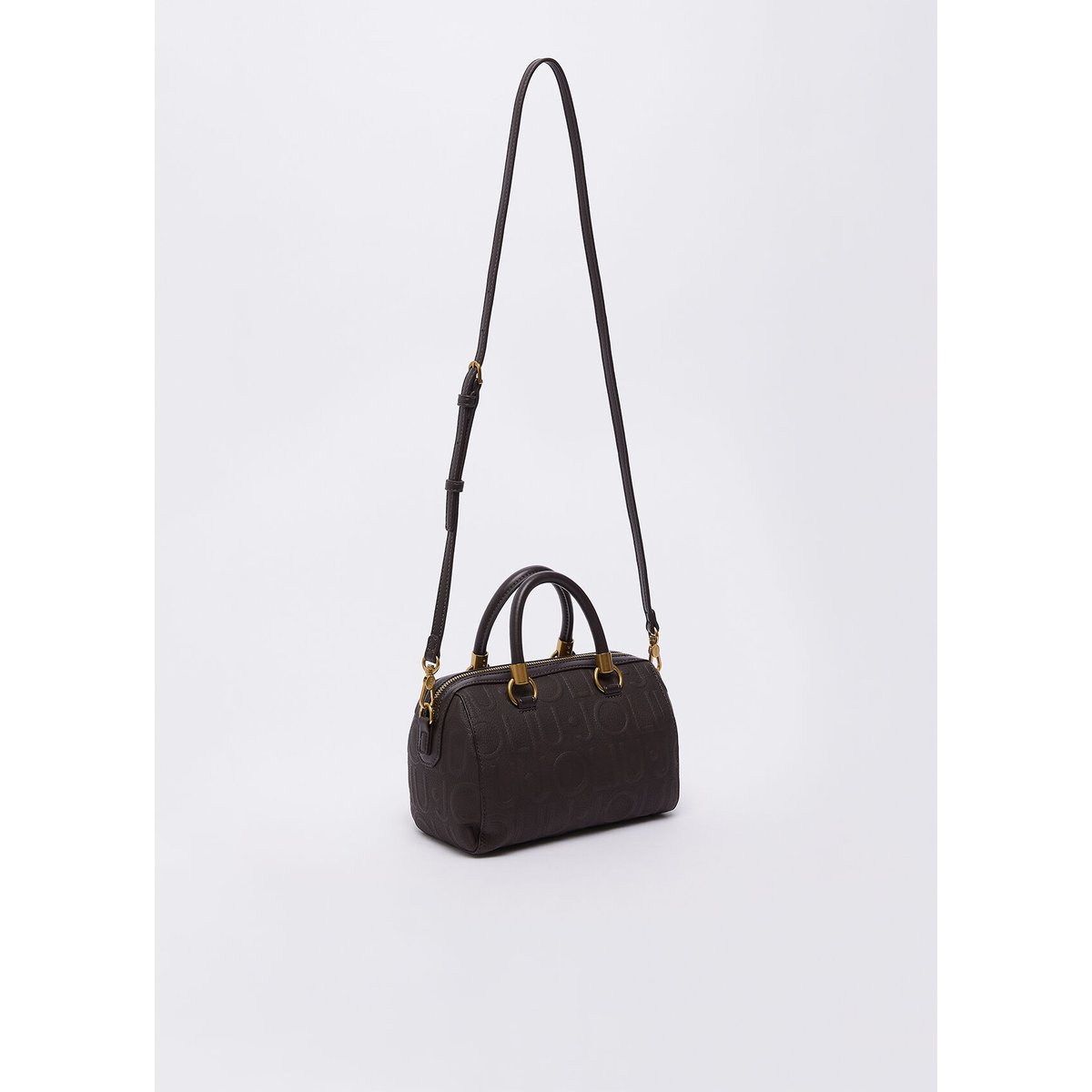 Petit Sac à Main avec Logo marron foncé, LIU JO