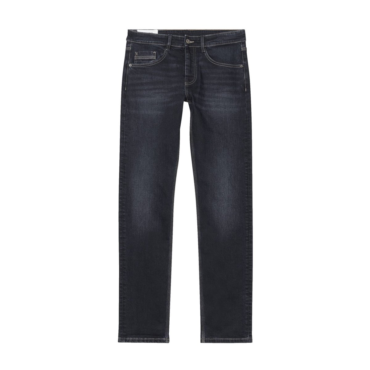 Jeans straight longueur 34 denim brut, BONOBO