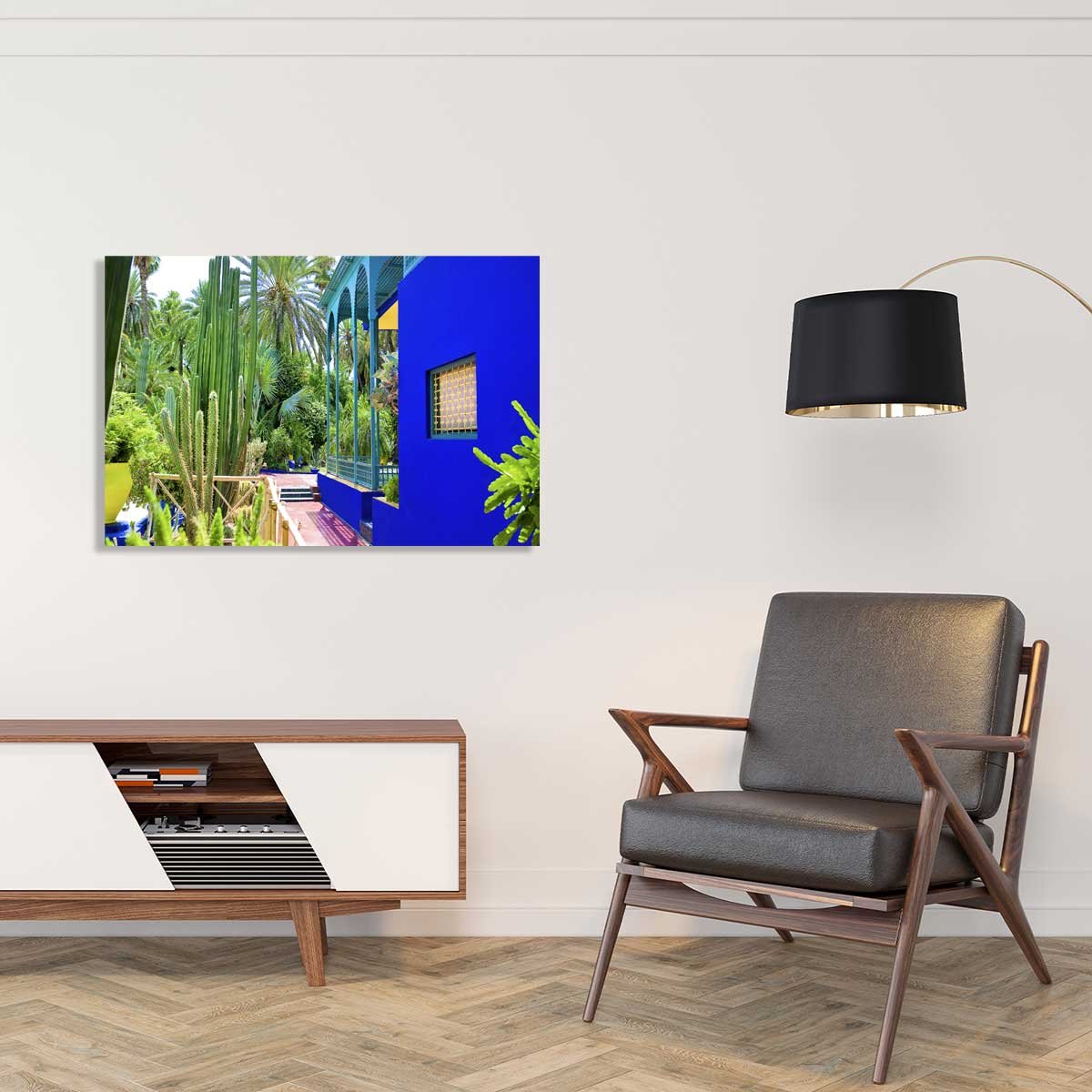 Tableau jardin majorelle tableau alu dibond, HEXOA