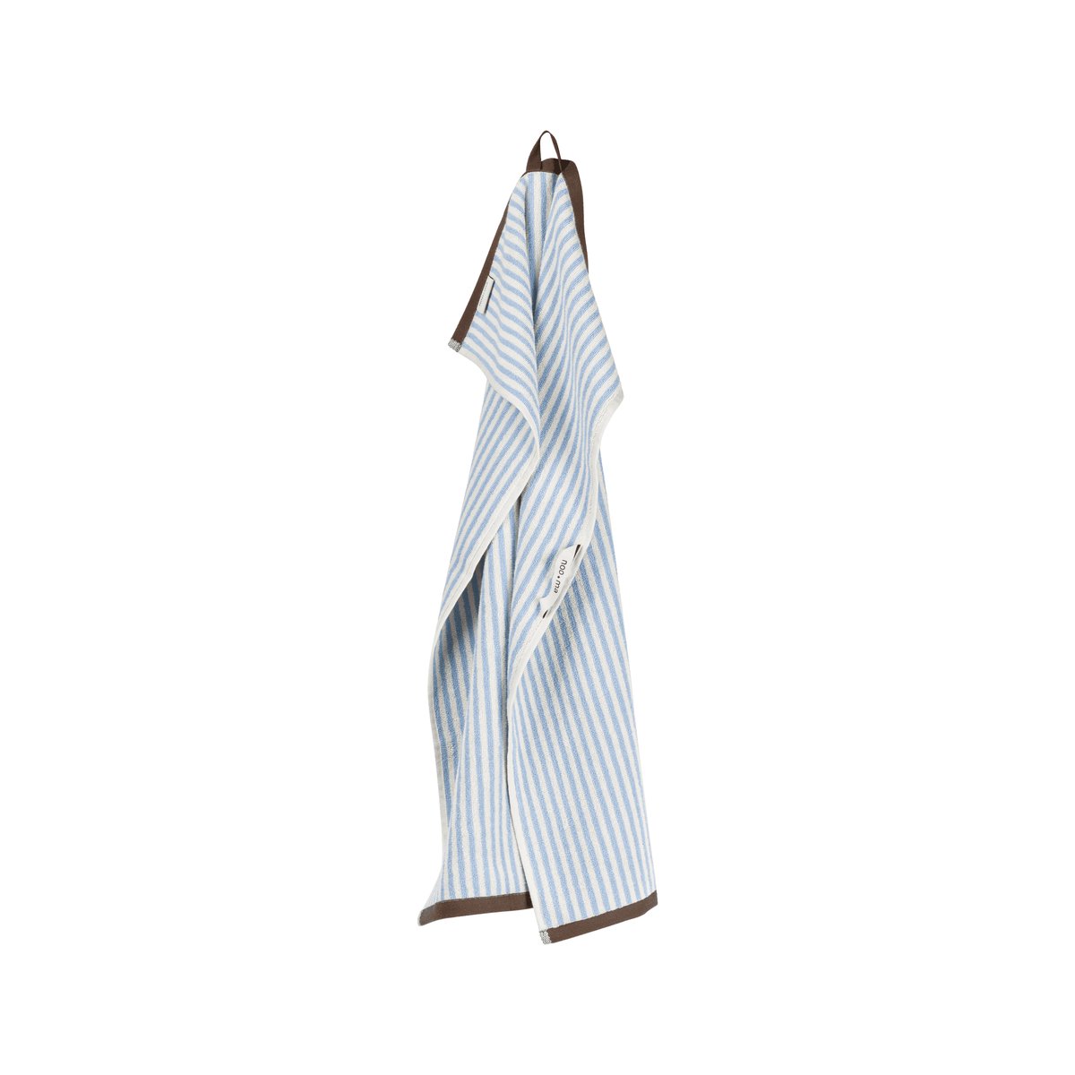 Serviette de toilette GOBO baby blue / narrow stripes, NOO.MA