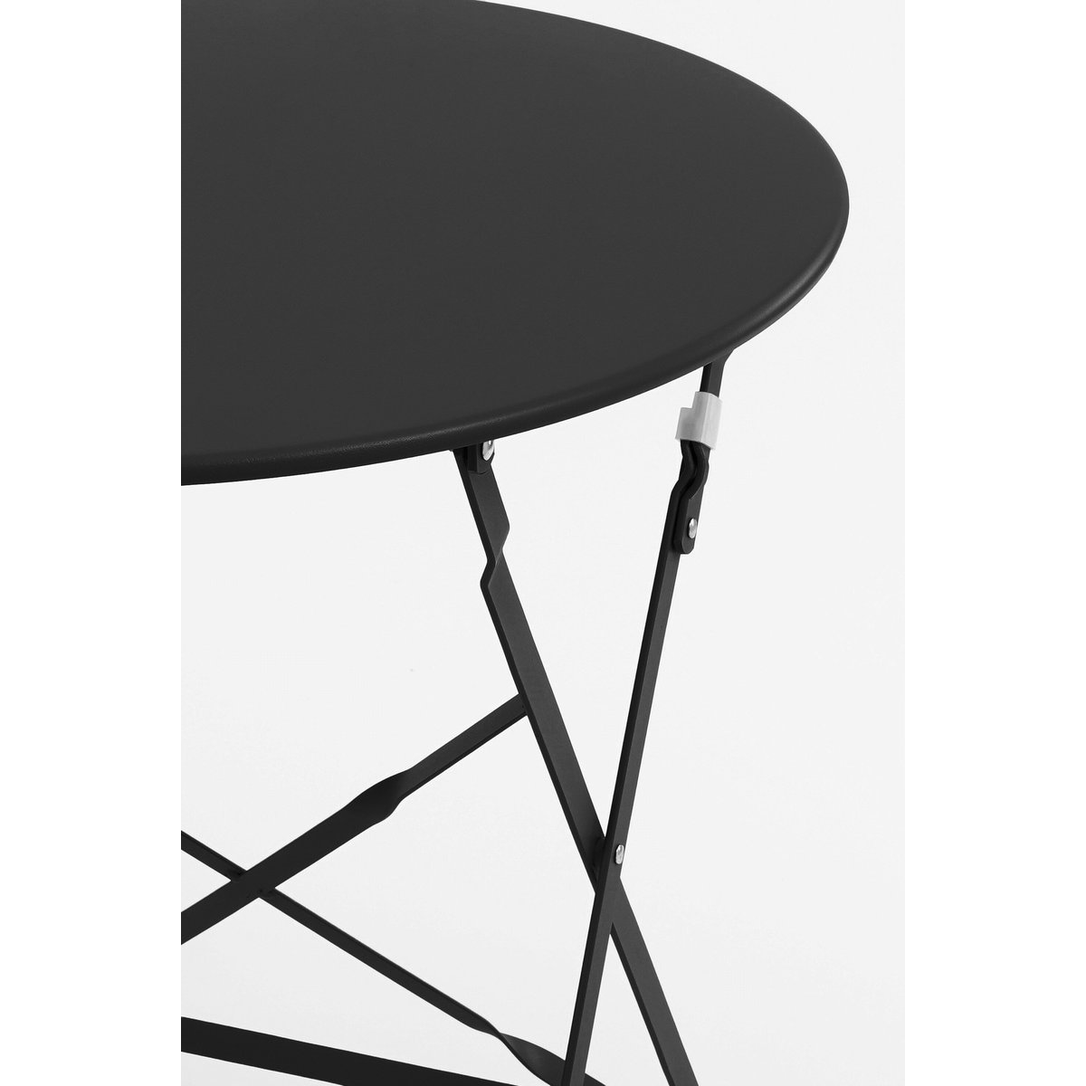 Ensemble de jardin bistrot LAURENCE noir, MICA DECORATIONS