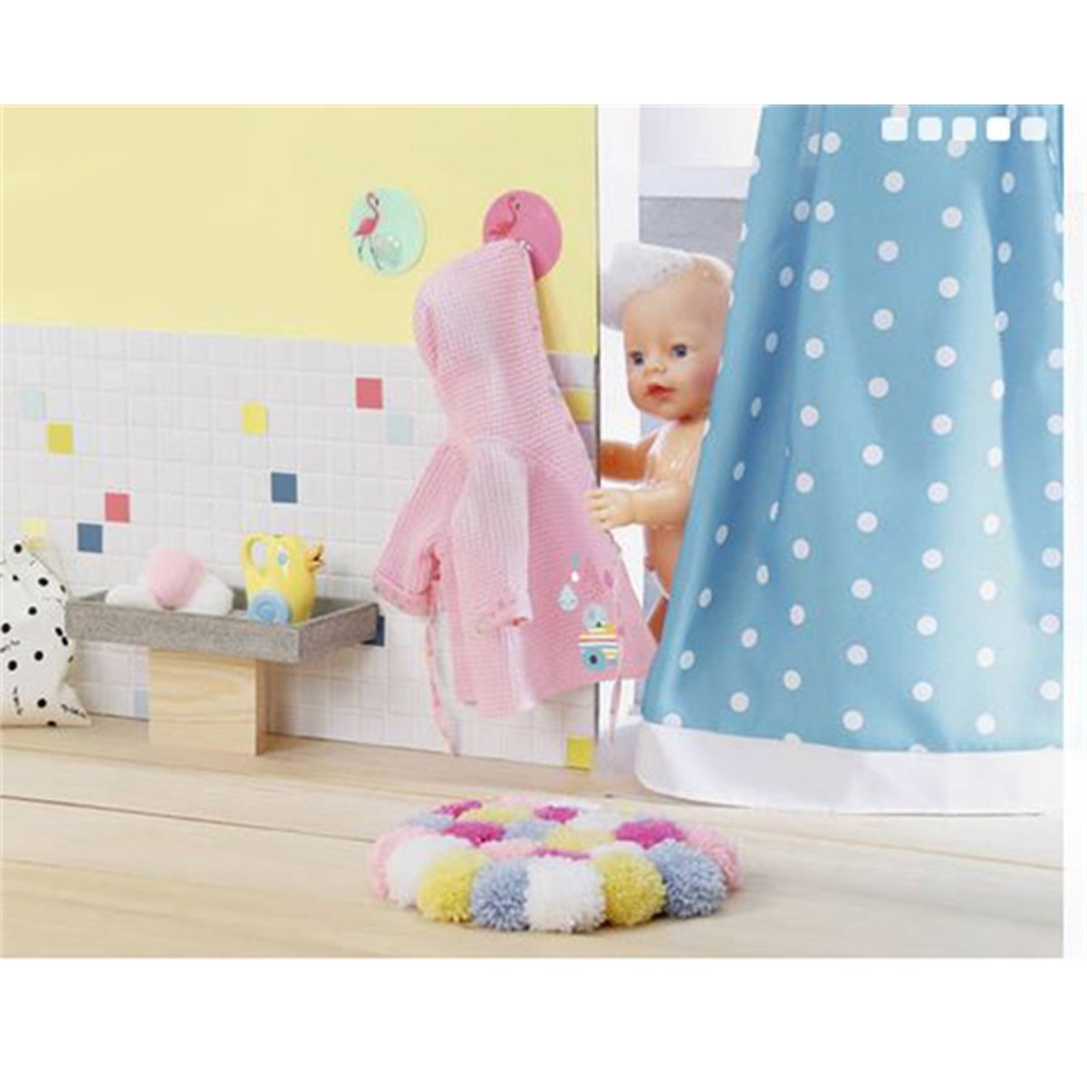 BABY Born Peignoir pour poupée de 43cm multicolore, ZAPF CREATION