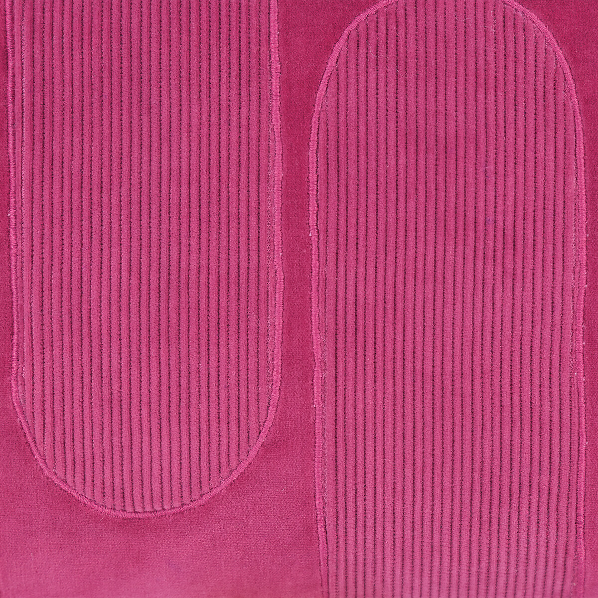 Housse de coussin 50 x 30 cm, velours, Brimo rose, LA REDOUTE INTERIEURS