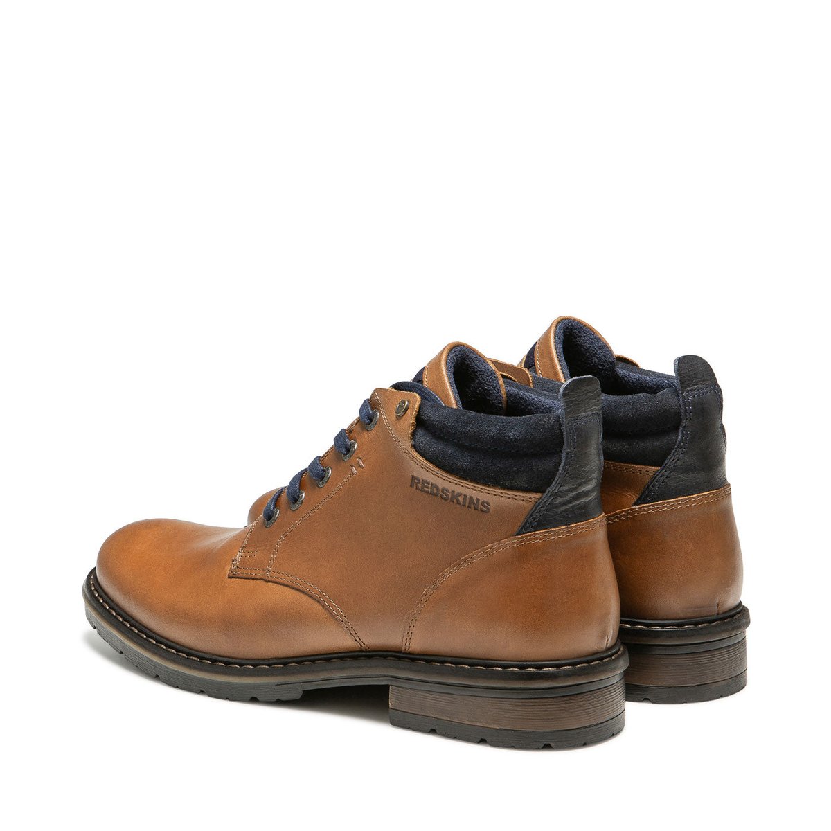 Boots EQUILIBRA Marron cognac+marine, REDSKINS
