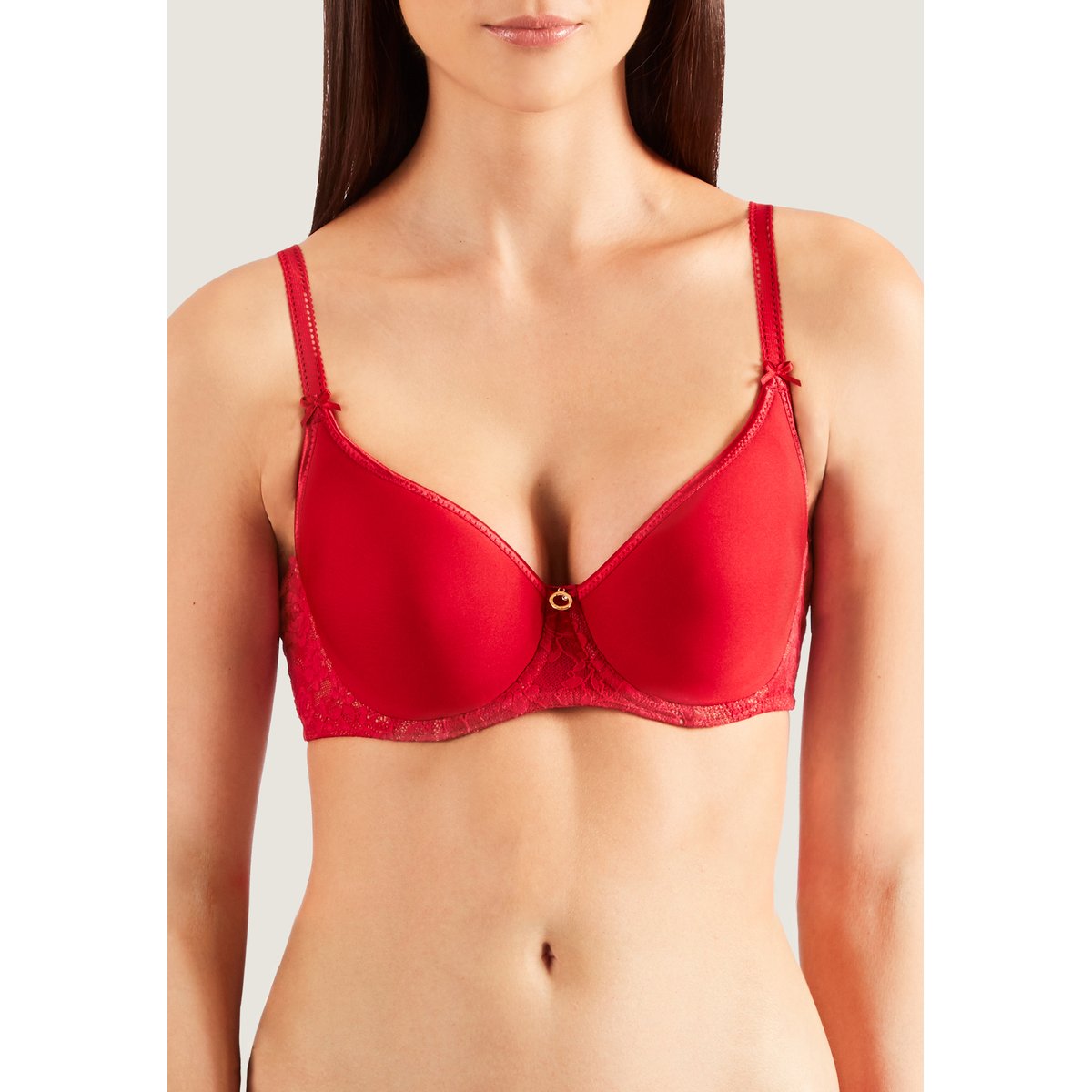 Soutien-gorge T-shirt bra Rosessence rouge, AUBADE
