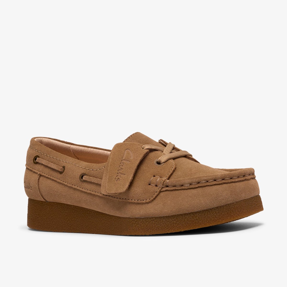 Mocassins Suède WALLABEE EVO beige sable, CLARKS
