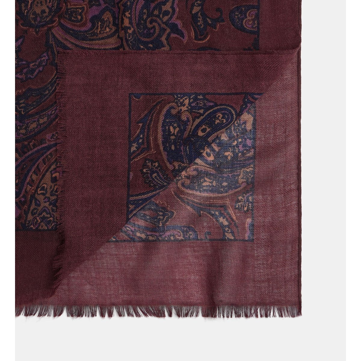 Etole large bombay e laine et soie bordeaux, GALERIES LAFAYETTE