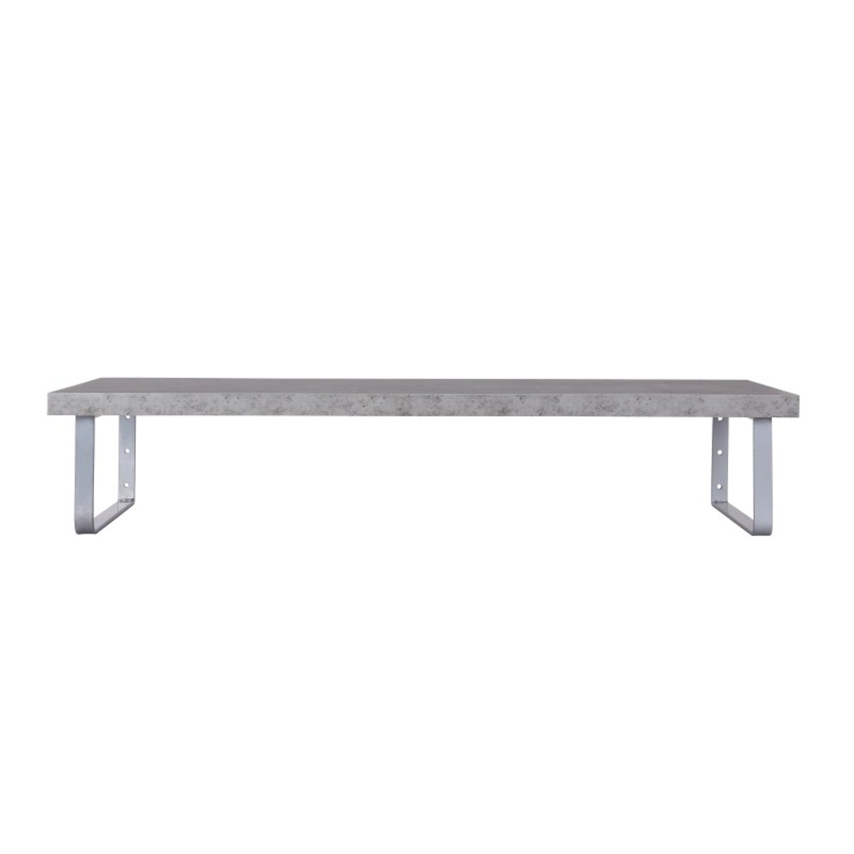 Plan de toilette suspendu pour vasque - 120 cm - Ep. 3,8 cm WILL béton, MOB IN