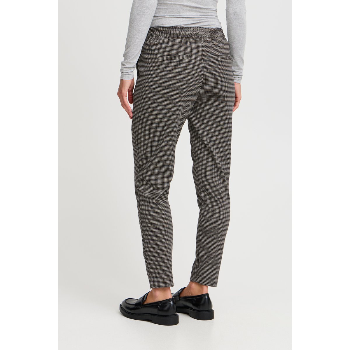 Pantalon coupe droite, longueur cheville noir black mix, B.YOUNG