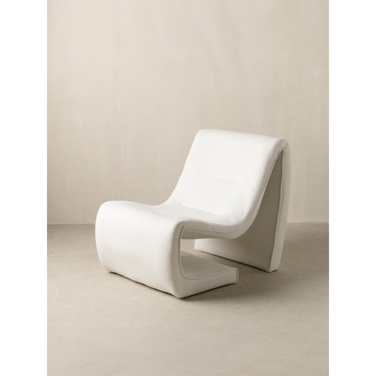 Fauteuil Rembourrée - LYLE blanc, KENAY