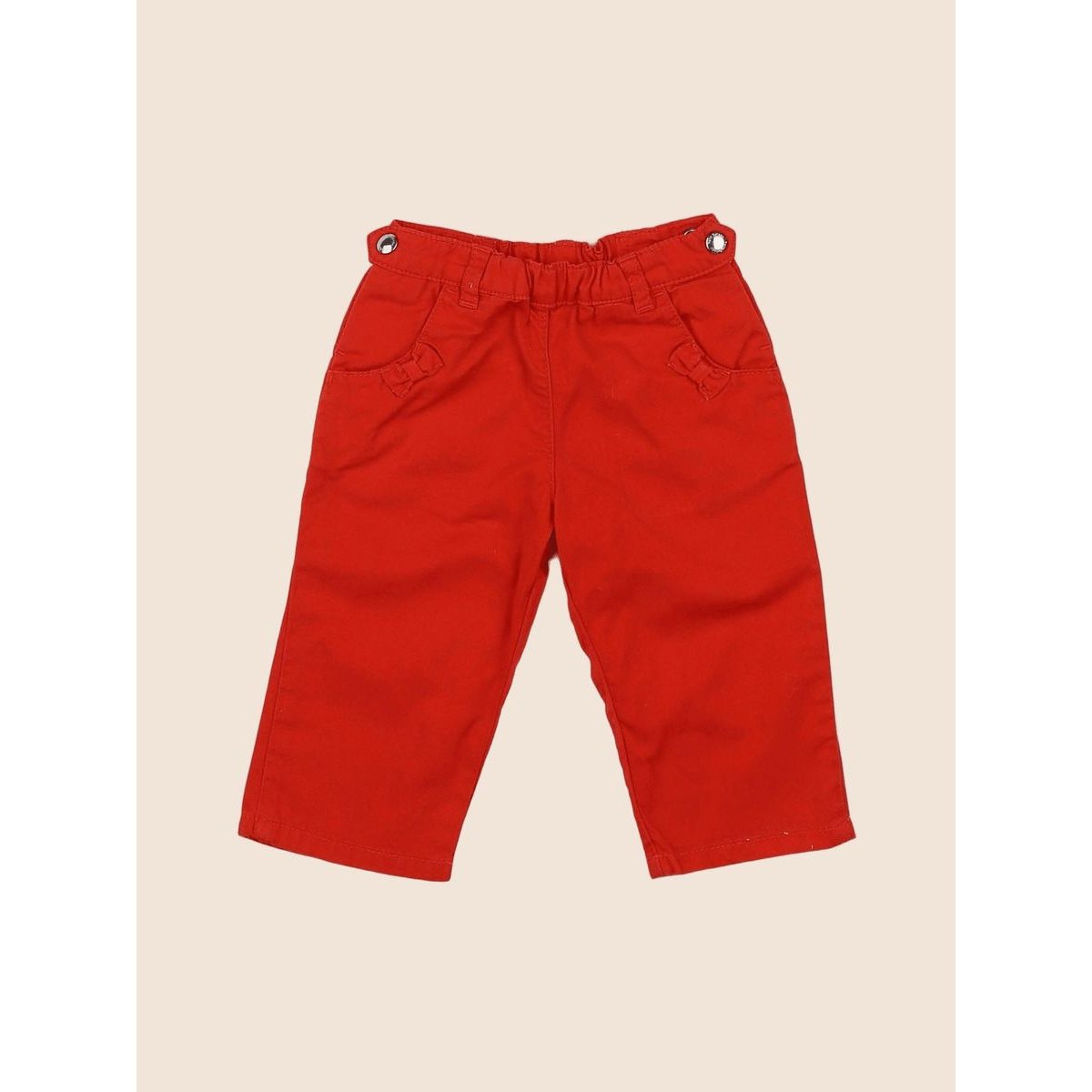 Pantalon - Très bon état rouge, PETIT BATEAU