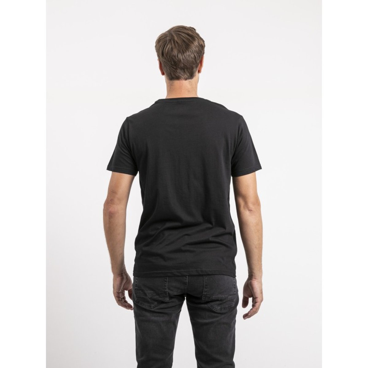 T-shirt Manches Courtes Pur Coton Jamonix noir, RITCHIE