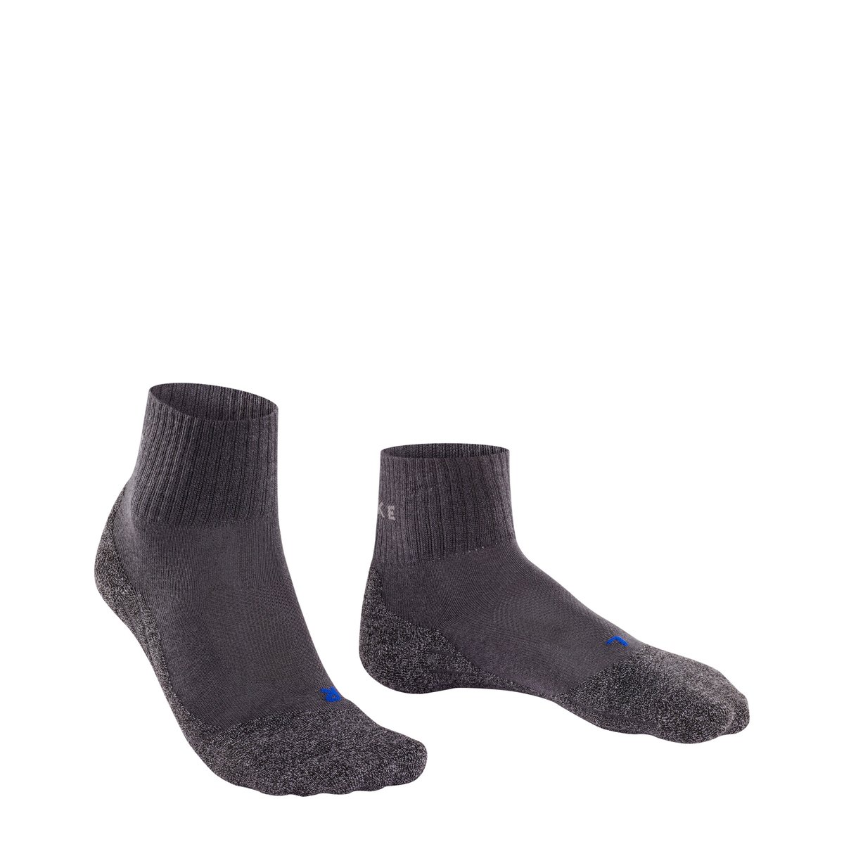 Chaussettes courtes TK2 Explore Cool Short Fibre artificielle gris chiné, FALKE