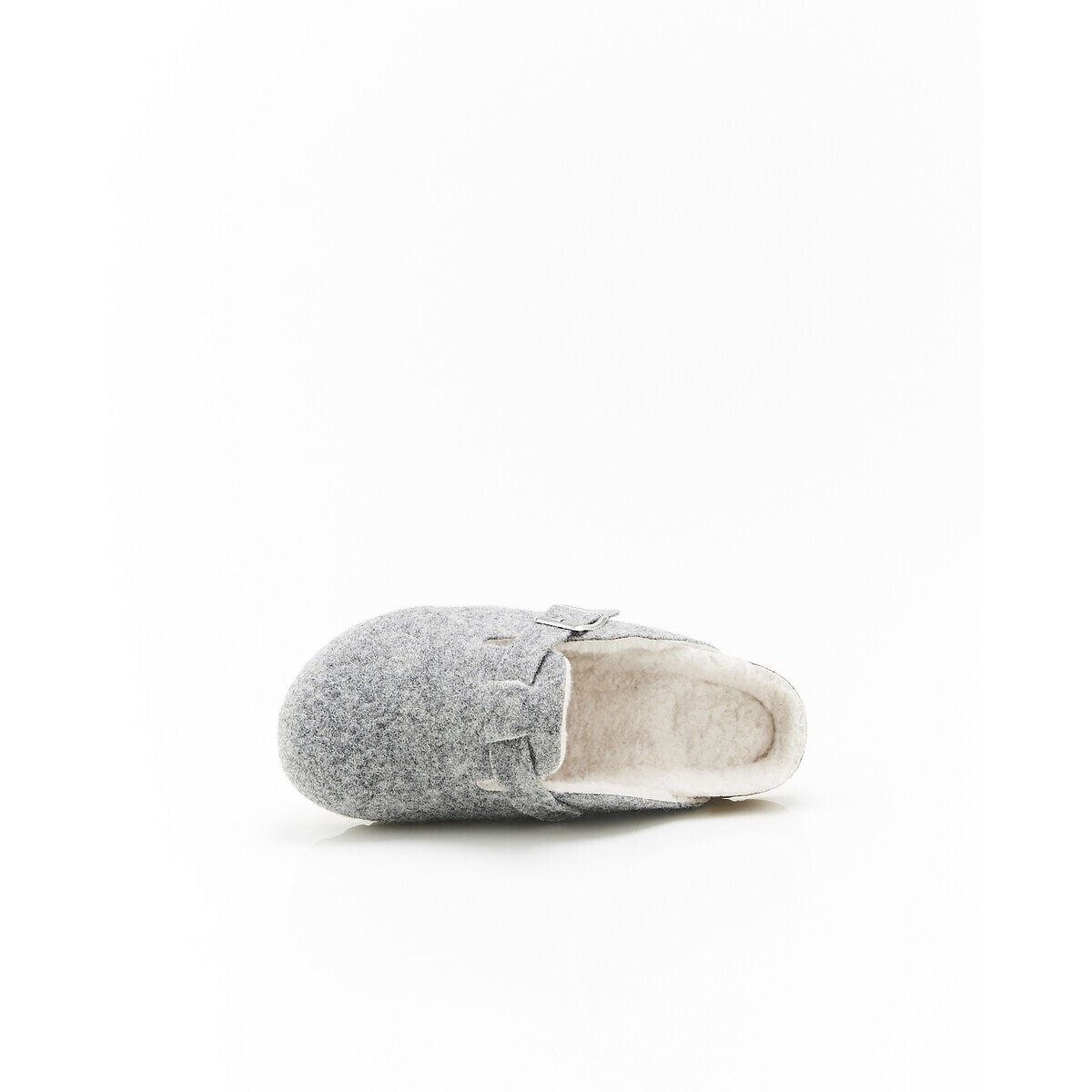 Mules-sabots fourrées thermolactyl gris, DAMART