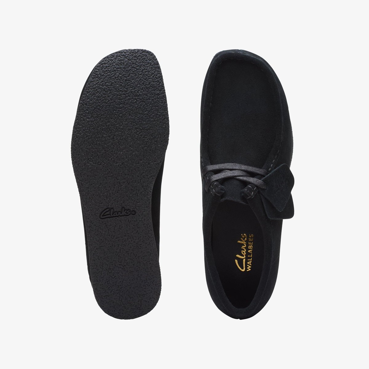 Mules Suède WALLABEE EVO noir, CLARKS