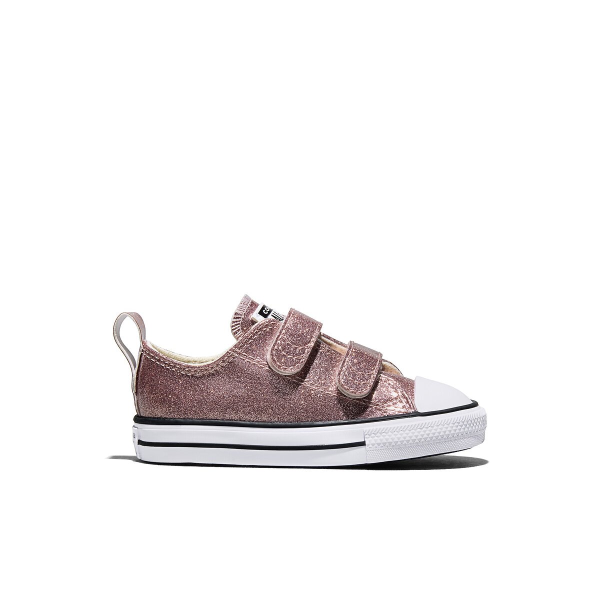Baskets CHUCK TAYLOR ALL STAR 2V OX SHINY SHINE parme métallisé, CONVERSE