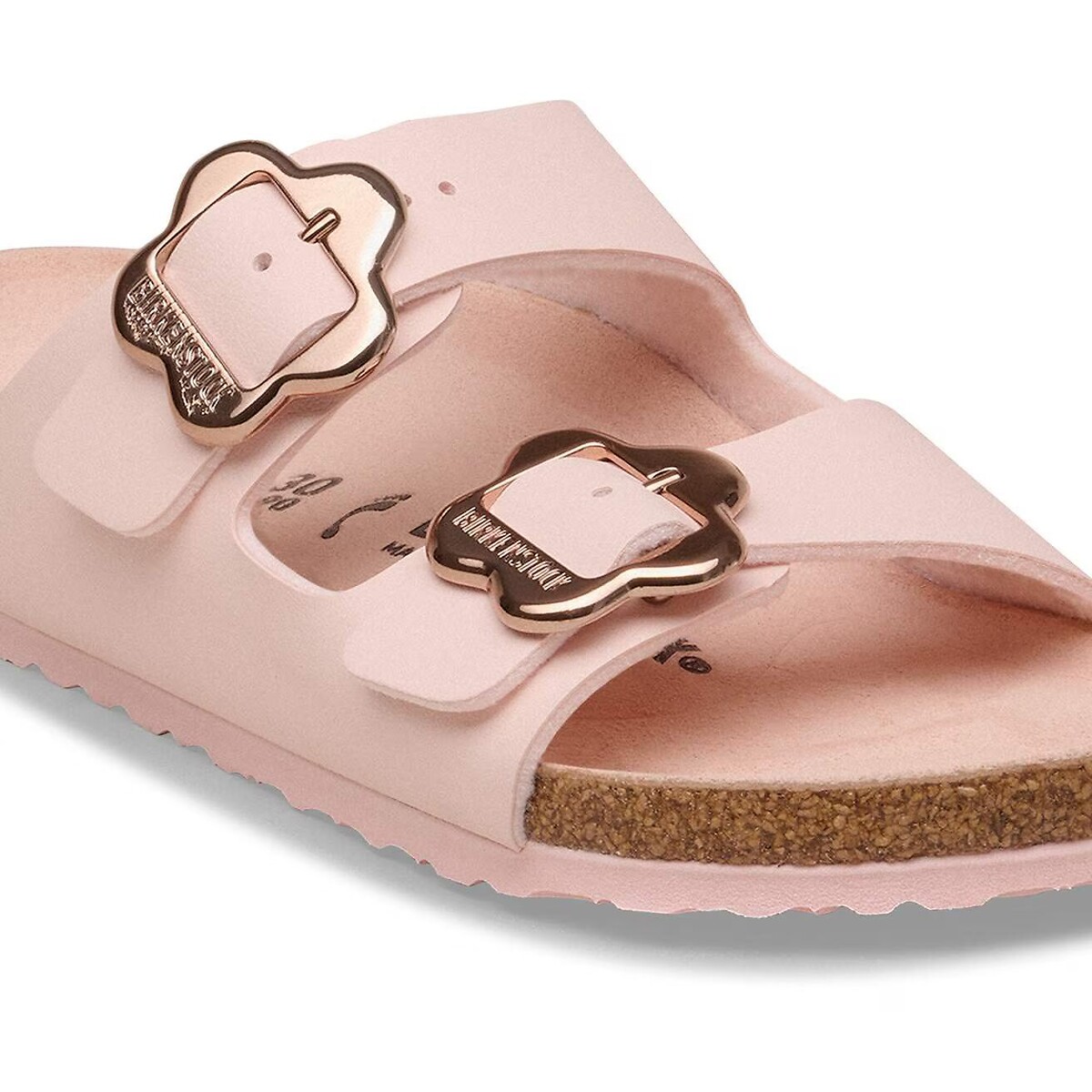 Mules double bride ARIZONA KIDS FLOWER rose, BIRKENSTOCK