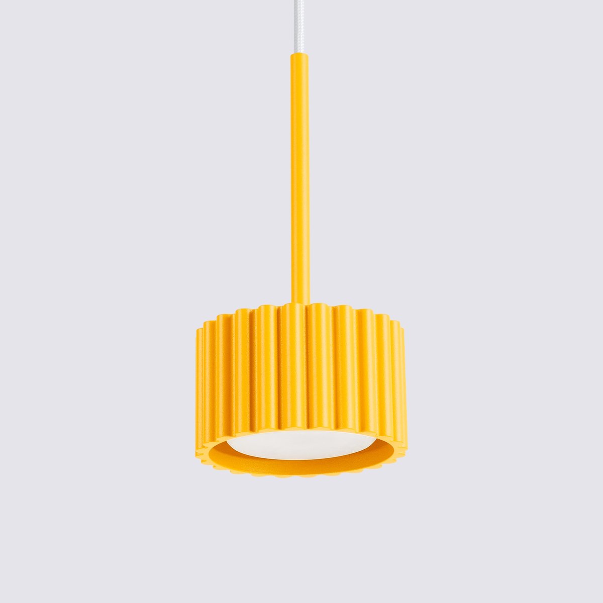 Suspension Aluminium Jaune Gx53 1 AURA jaune, EDEN