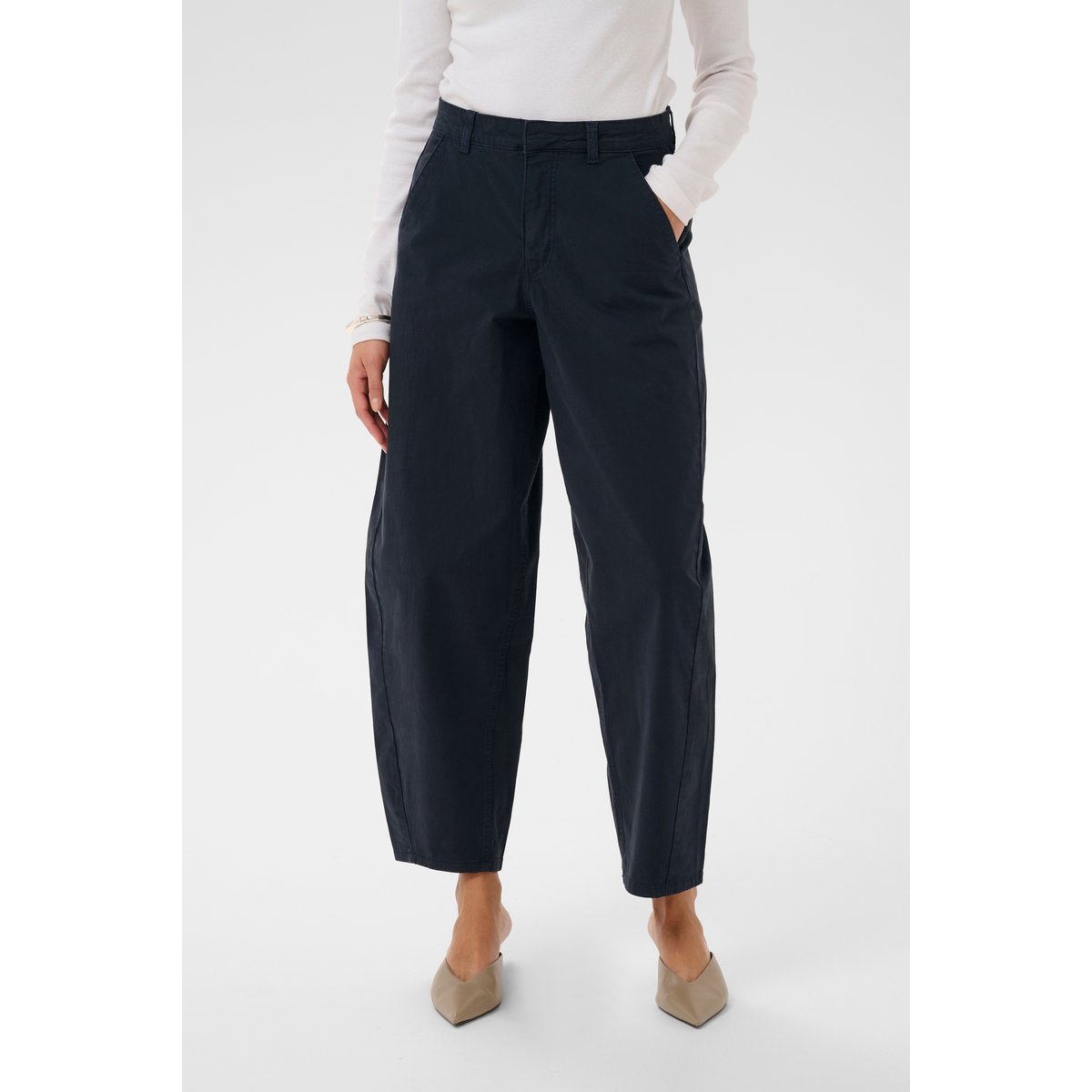Pantalon bleu midnight marine, KAFFE