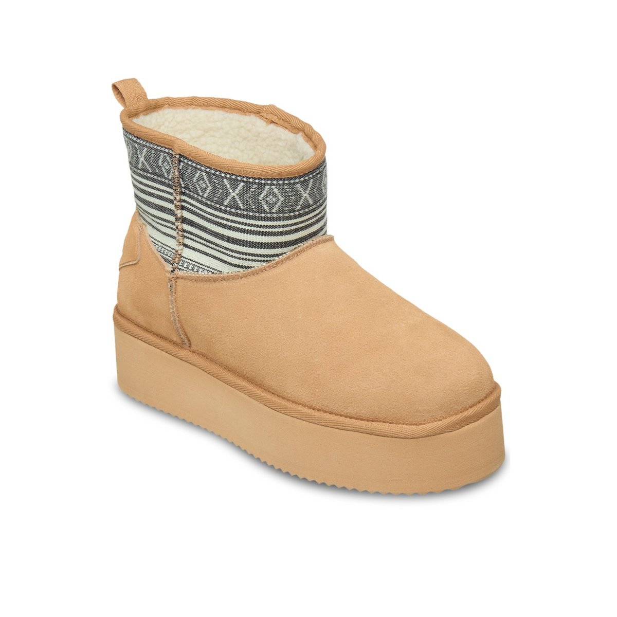 Bottes en suède ASEVAK. beige natural, ROXY