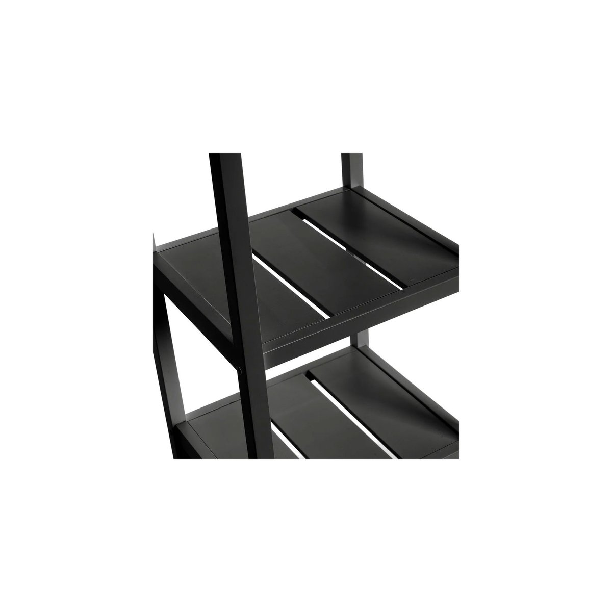 Étagère bois noir 5 plateaux - 37x33x140cm noir, WADIGA