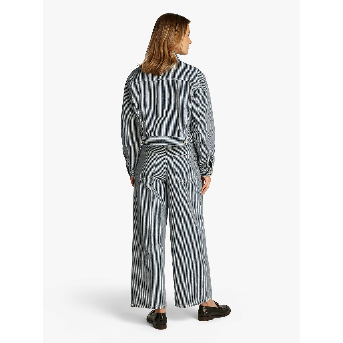 Jean large rayé rayé bleu, TOMMY HILFIGER