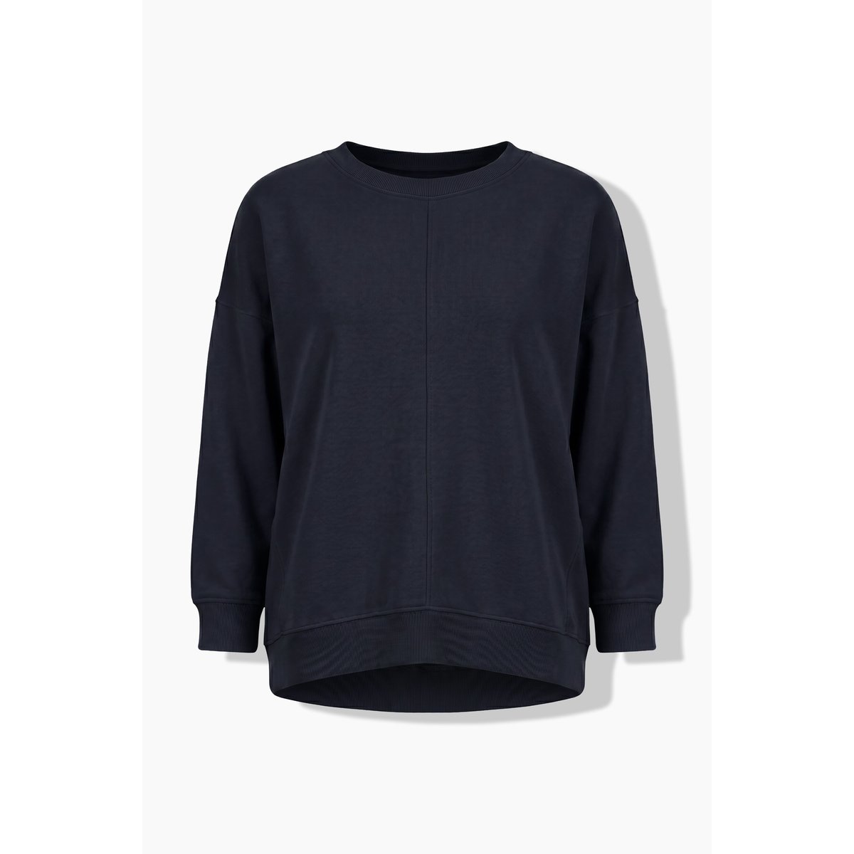 Sweat-shirt long et oversize noir, ULLA POPKEN