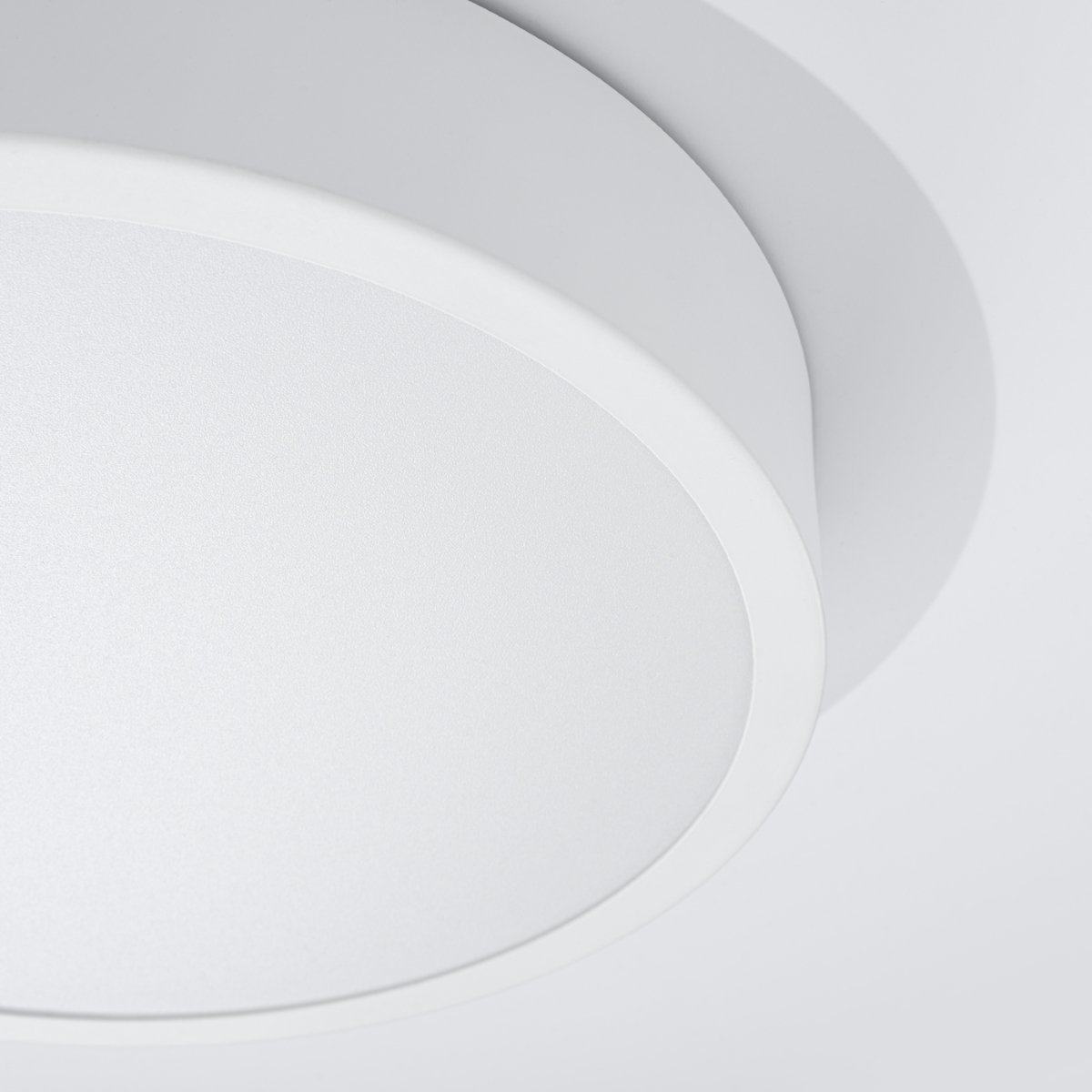 Plafonnier Aluminium Blanc LED 1 Onyx 30 blanc, EDEN