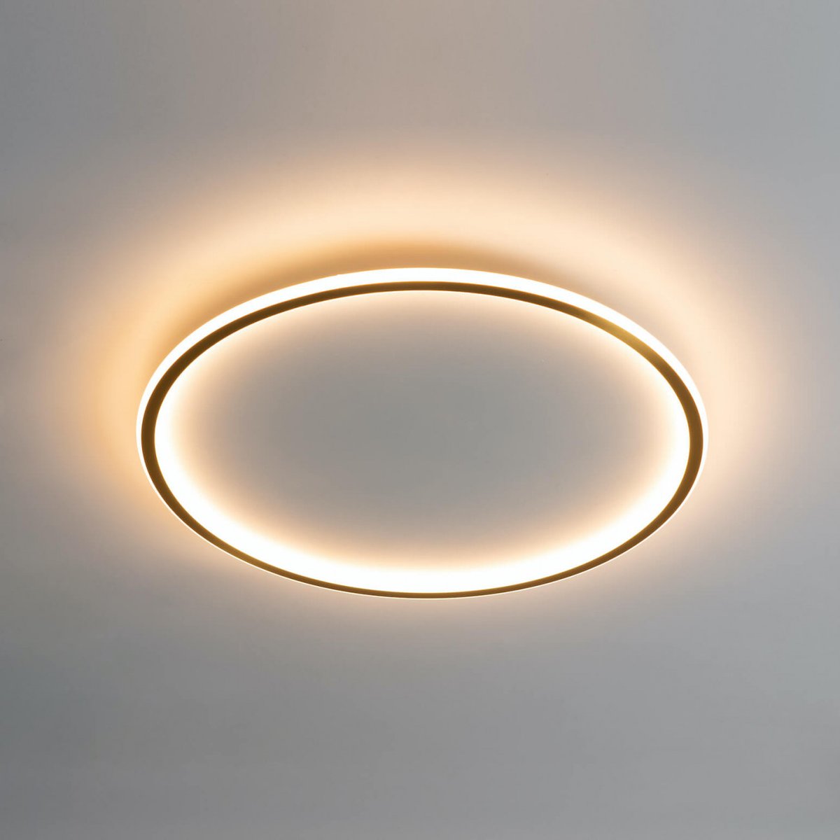 Plafonnier rond sophistiqué - ALESSIA doré / laiton, KOSILUM