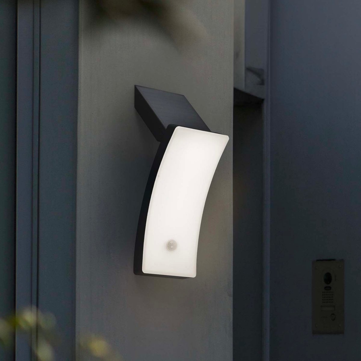Applique murale solaire KIRA SOLAR dark grey, LUMISKY