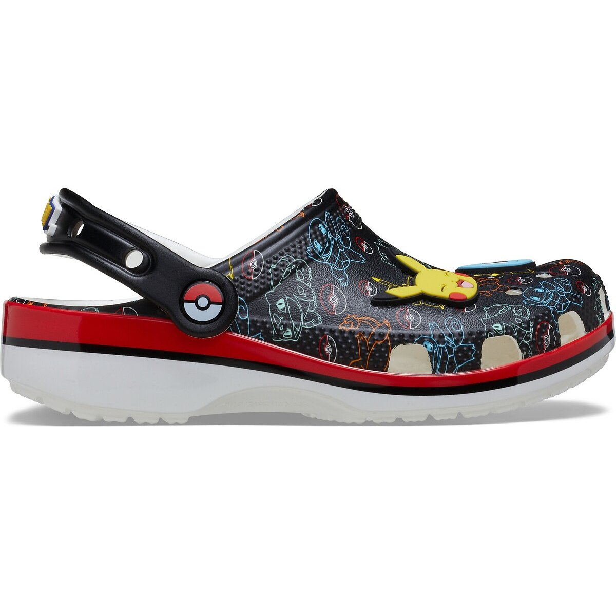 Sabots CLASSIC POKEMON noir imprimé, CROCS